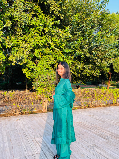 Green Farshi Salwar Suit