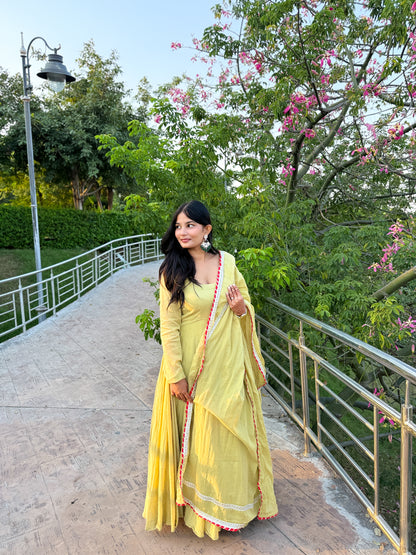 Mehendi Anarkali Suit